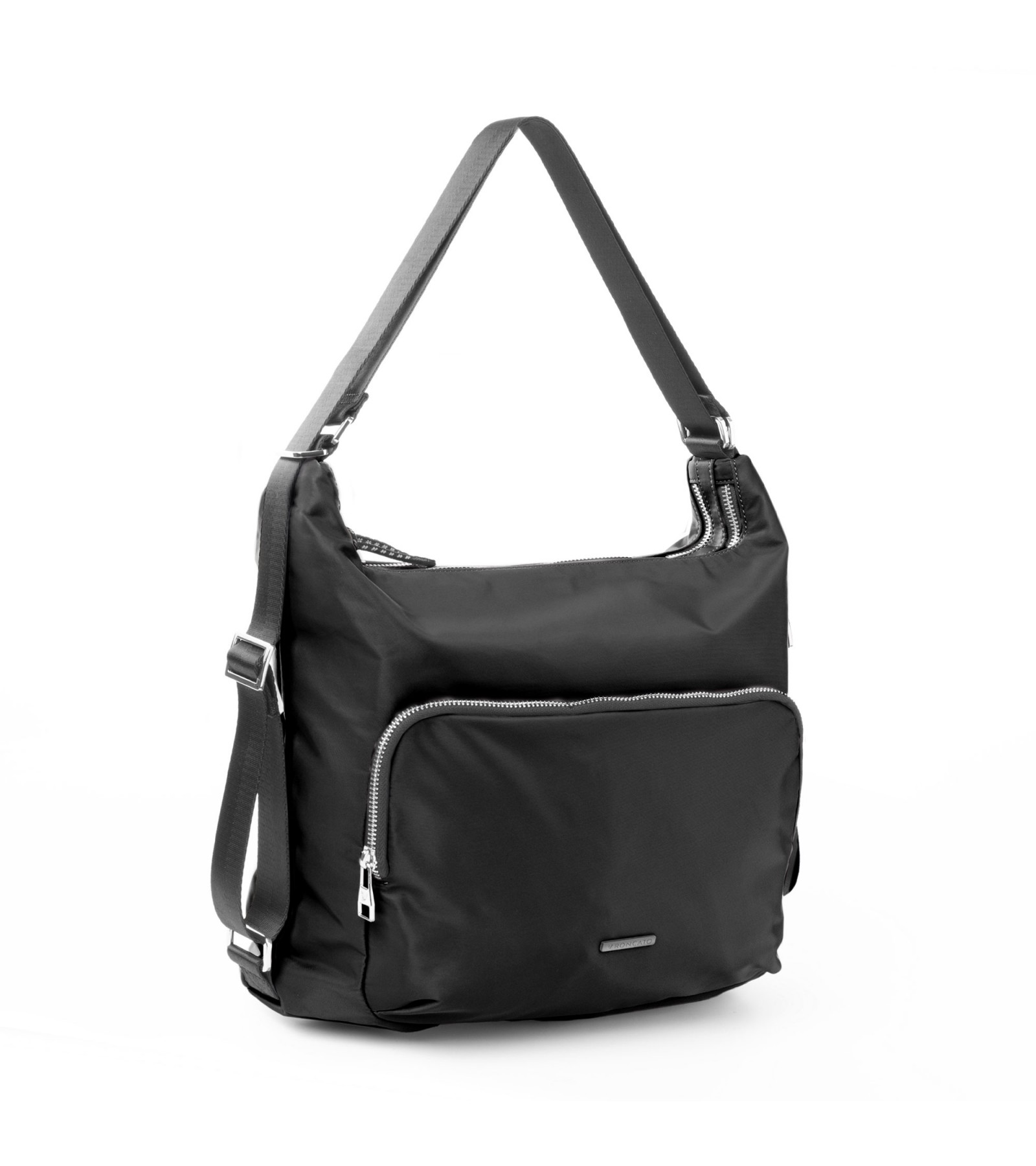 RONCATO Portofino Borsa Zaino Donna Eco - 33x33x16 Cm, 6 Scomparti, In Plastica Riciclata
